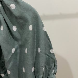 Mini Dress with Puff Sleeves